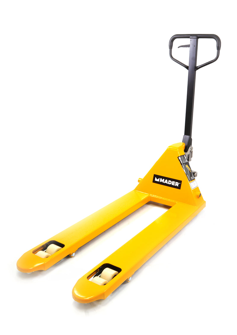 Pallets Truck Hydraulic, 2.5Ton, 540mm, Rubber Wheel + Nylon - MADER®