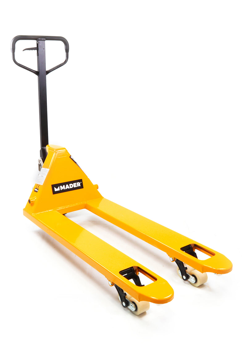 Pallets Truck Hydraulic, 2.5Ton, 540mm, Rubber Wheel + Nylon - MADER®