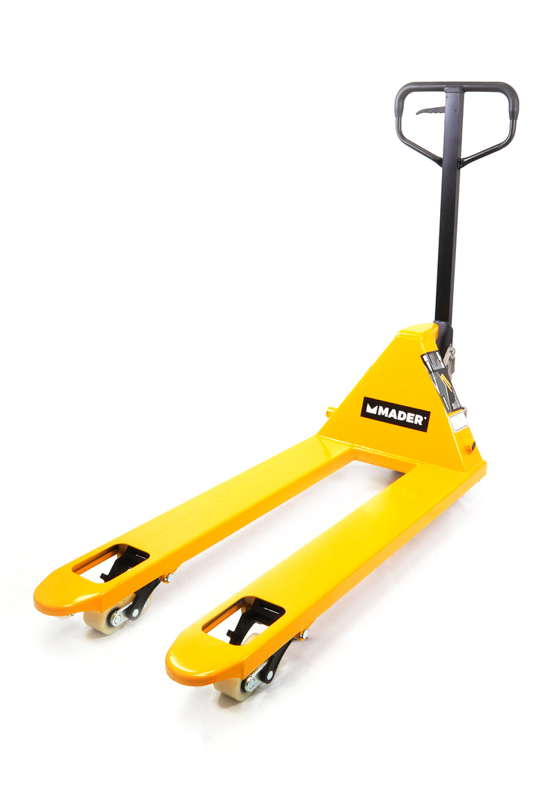 Pallets Truck Hydraulic, 2.5Ton, 540mm, Rubber Wheel + Nylon - MADER®