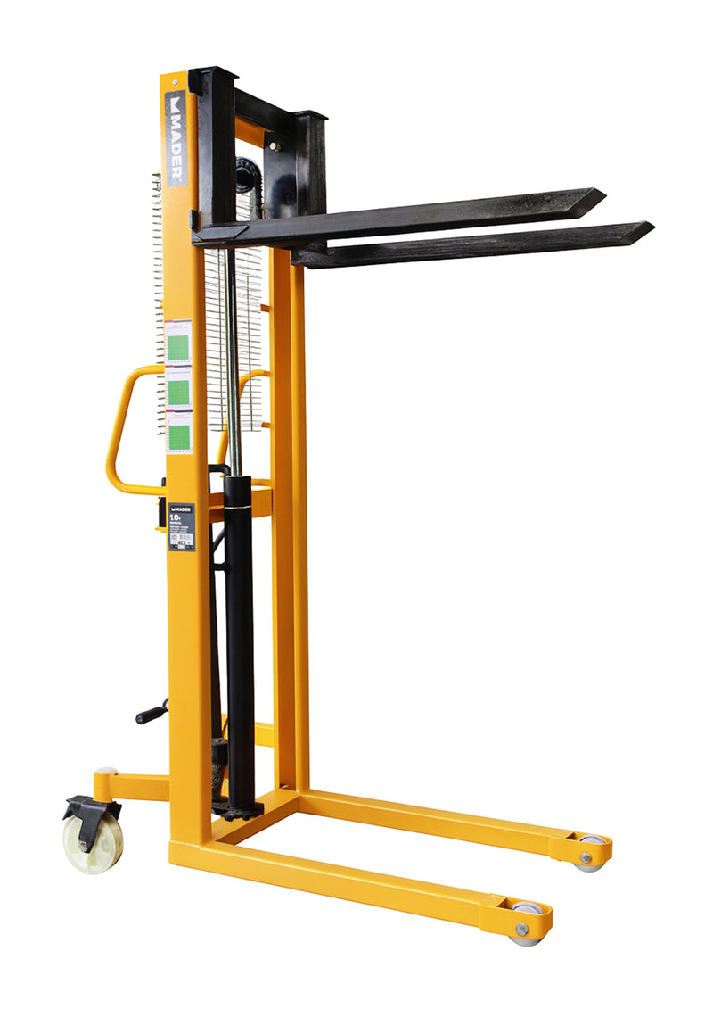 Hydraulic Stacker Pallets / Pallets Truck, Nylon Wheels, 1Ton - MADER®