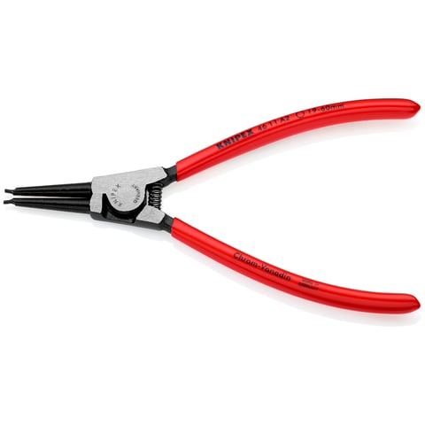 Alicate para anéis de retenção Knipex (46 11 A2) Para anéis de retenção exteriores em veios