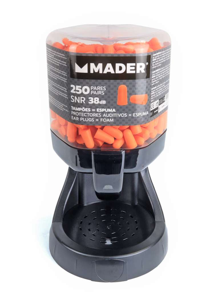 Tampões de Espuma 500un, com Dispensador