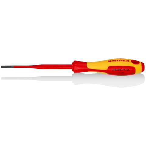Knipex (98 20 35 SL) Screwdriver (Slim) for slotted screws