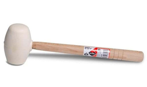 Rubi (66905) White Flat-Faced Rubber Mallet 250g