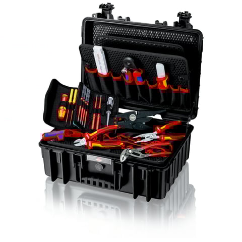 Knipex (00 21 35) Tool Case Robust23 Electric 25 parts