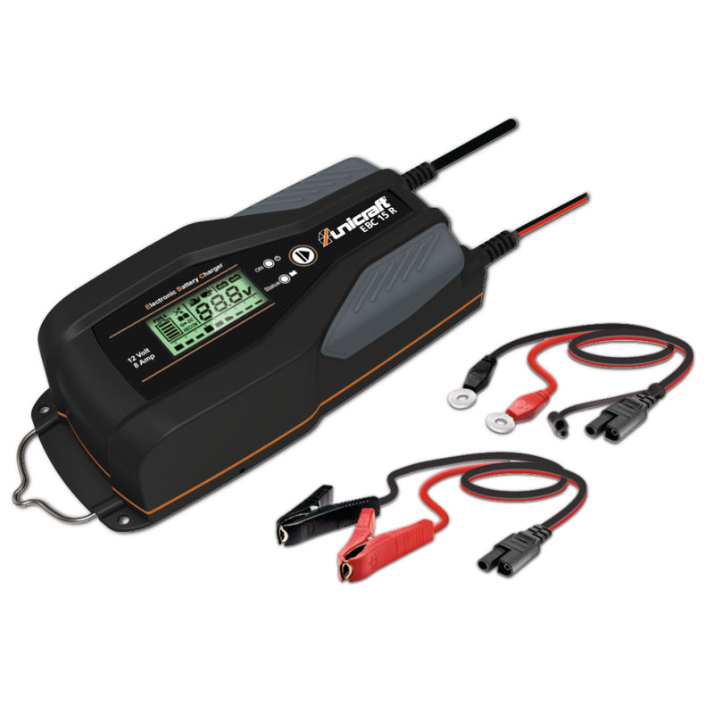 Unicraft (6850305) Cargador de batería electrónico / dispositivo de conservación EBC 15 R