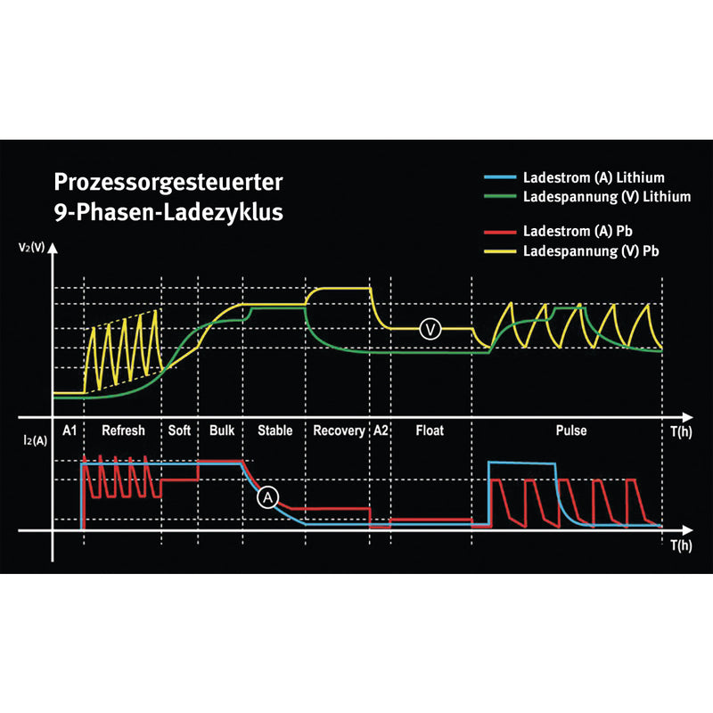 Unicraft (6850315) Cargador de batería electrónico / dispositivo de conservación EBC 36 R