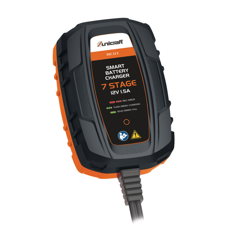 Unicraft (6851100) Cargador de batería electrónico / dispositivo de conservación EBC 22 E