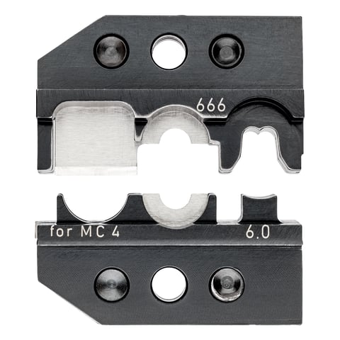 Knipex (97 49 66 6) Die set For solar cable connectors MC4® (Multi-Contact) & MC4® EVO2
