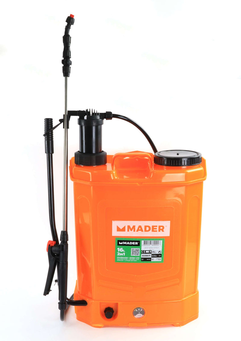 Pulverizador Manual e Bateria, Lítio, 16L