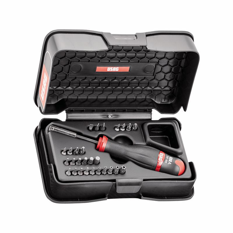 USAG (690 1/4 C28) Assortment with Bits in ABS Case (28 Pcs.)