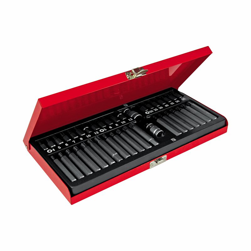 USAG (692 SP3) Assortment With Ribe Bits With Hole - Xzn - Torx® Tamper Resistant (40 Pcs.)