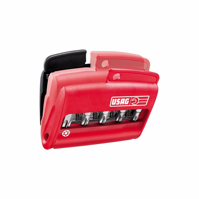 Surtido USAG (692 STX/S11) en caja de plástico - 1/4" (11 piezas)