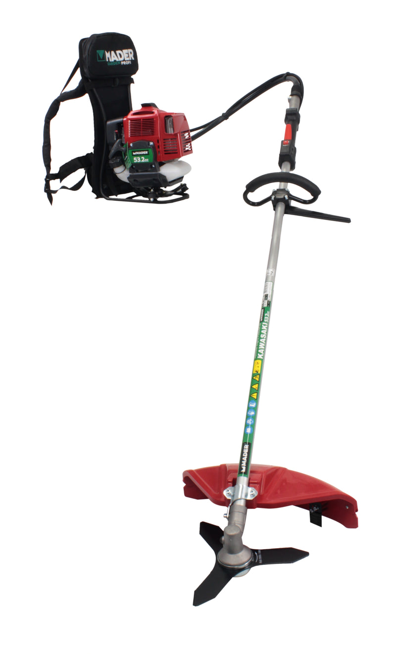 Roçadora Mochila, 53.2cc, Motor Kawasaki