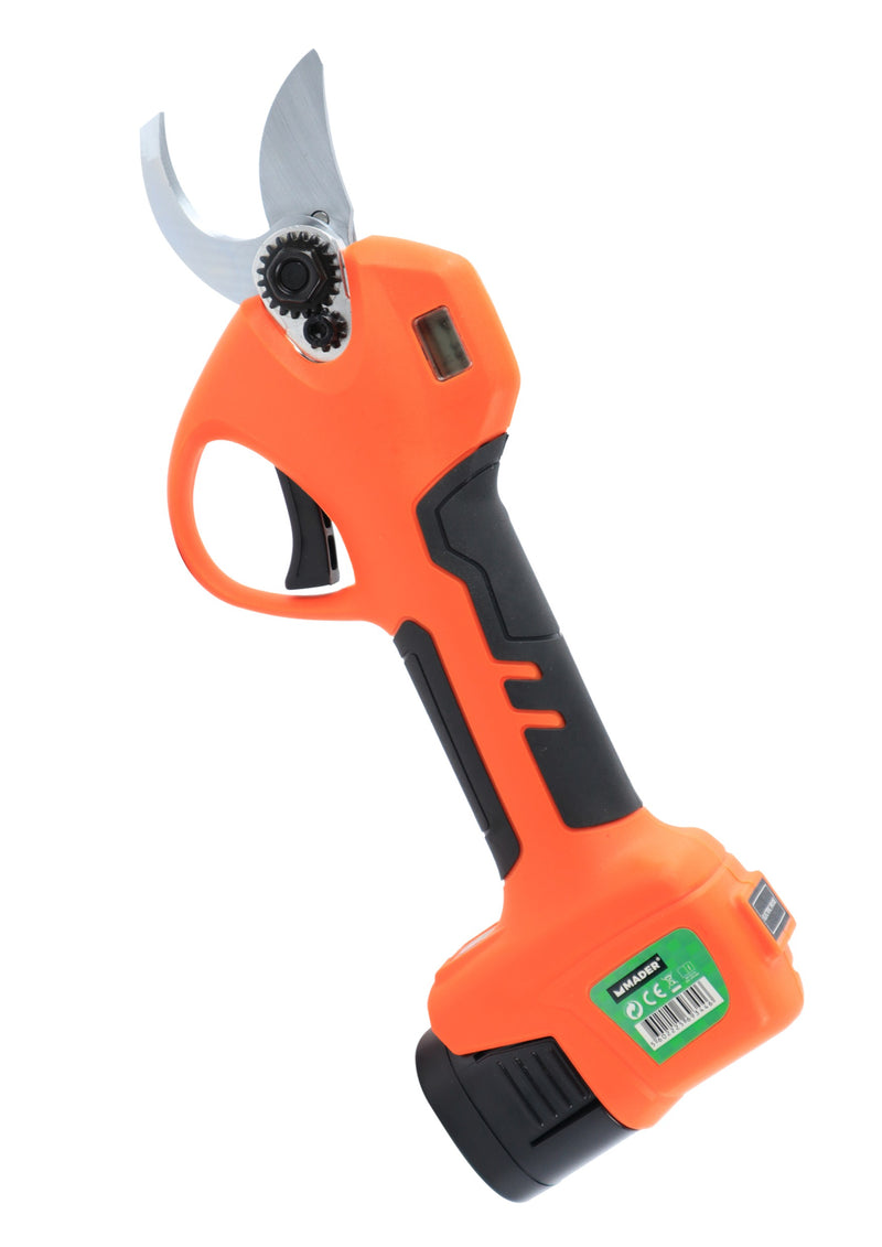Pruning Shear, Battery 16.8V, 2.0Ah, with Display - MADER®