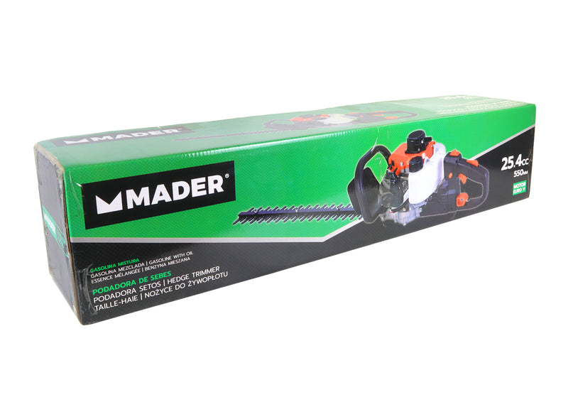 Cortasetos, 25,4 cc, 550 mm, mango giratorio - MADER®