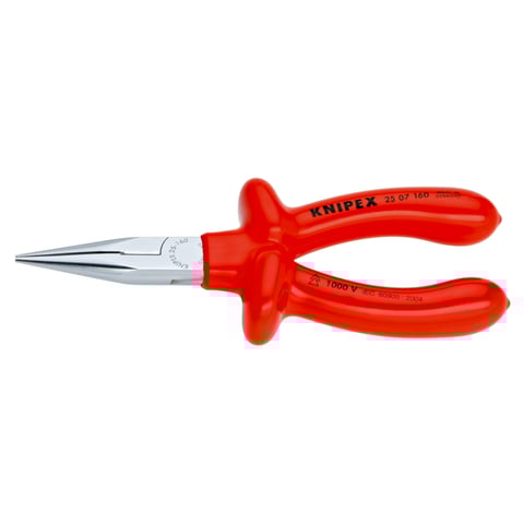 Alicates de corte lateral de punta fina Knipex (25 07 160 S1) (Alicates de radio)