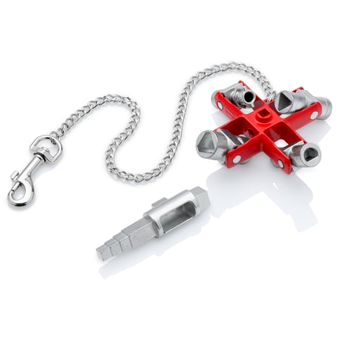 Knipex (00 11 06 V01) Universal Key Construction For all standard cabinets and shut-off systems