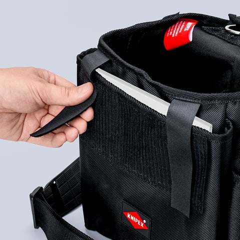 Knipex (00 50 51 T LE) Bolsa portaherramientas para trabajos en altura, vacía, grande.