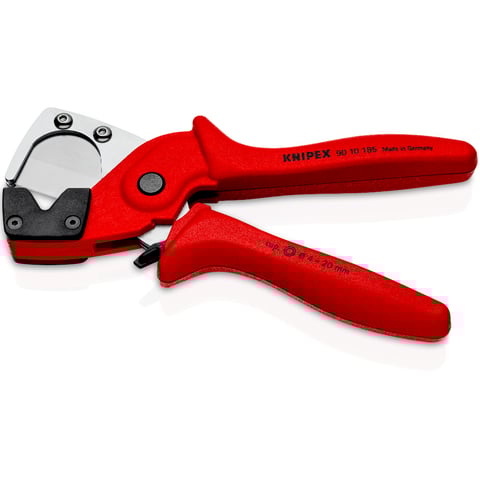 Cortador de tubos Knipex (90 10 185) para mangueiras pneumáticas e multicamadas