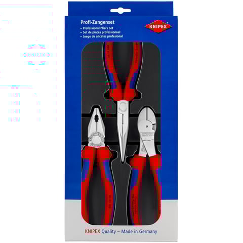 Knipex (00 20 11 V01) Juego de montaje 1 x 26 15 200, 1 x 03 05 180, 1 x 74 05 180