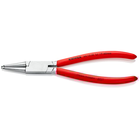 Alicates para arandelas de retención Knipex (44 13 J2) Para arandelas de retención internas en orificios.