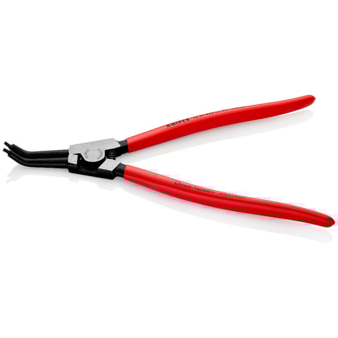 Alicate para anéis de retenção Knipex (46 31 A42) para anéis de retenção exteriores em veios com ângulo de 45°