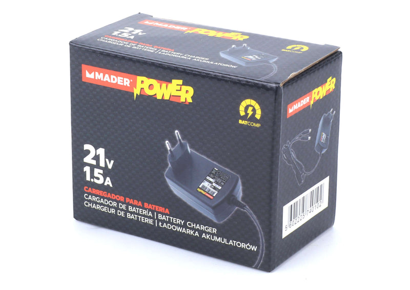 Cargador de batería, 21 V, 1,5 A - MADER POWER®
