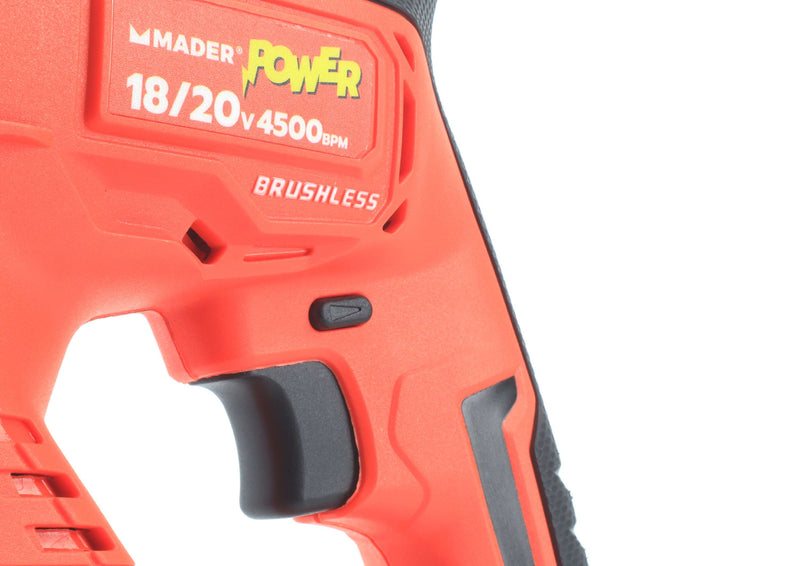 Taladro percutor rotativo, 18/20 V, 4500 BMP - MADER POWER®