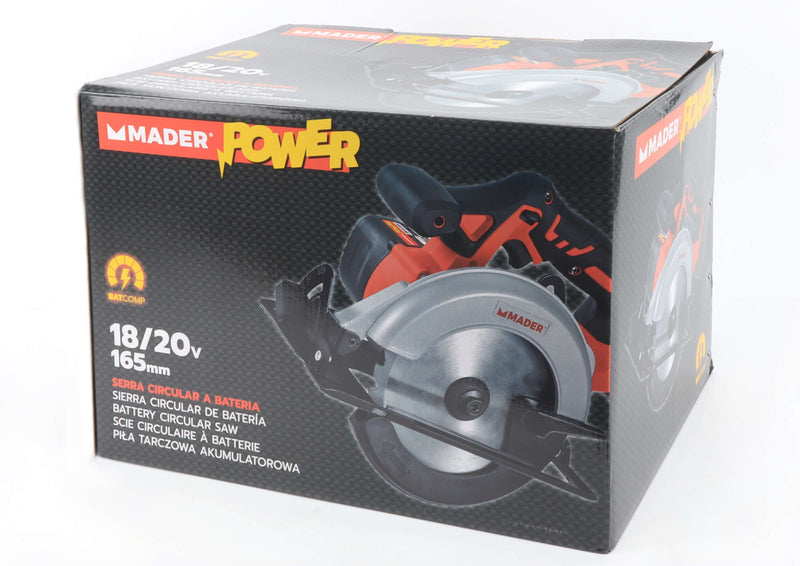 Sierra circular, 18/20 V, 165 mm - MADER POWER®