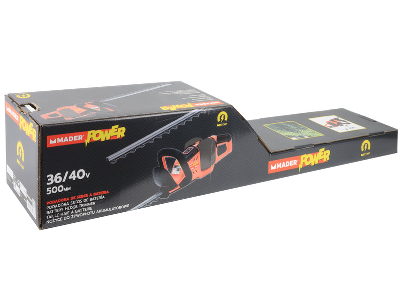 Hedge Trimmer, 36/40V, 500mm - MADER POWER®