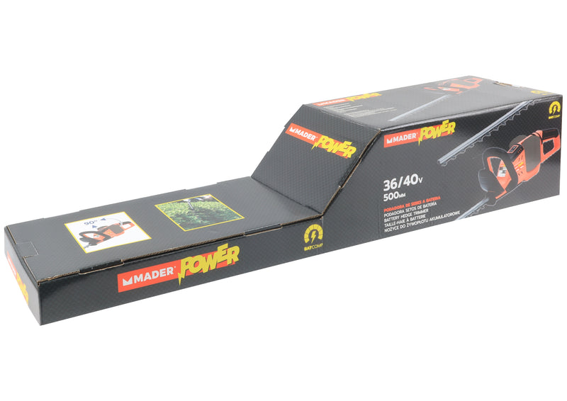 Hedge Trimmer, 36/40V, 500mm - MADER POWER®