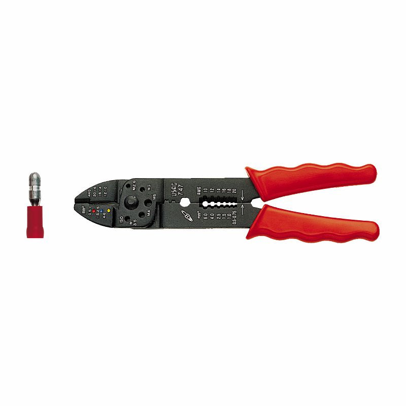 USAG (747) Alicate de cravação para terminais pré-isolados