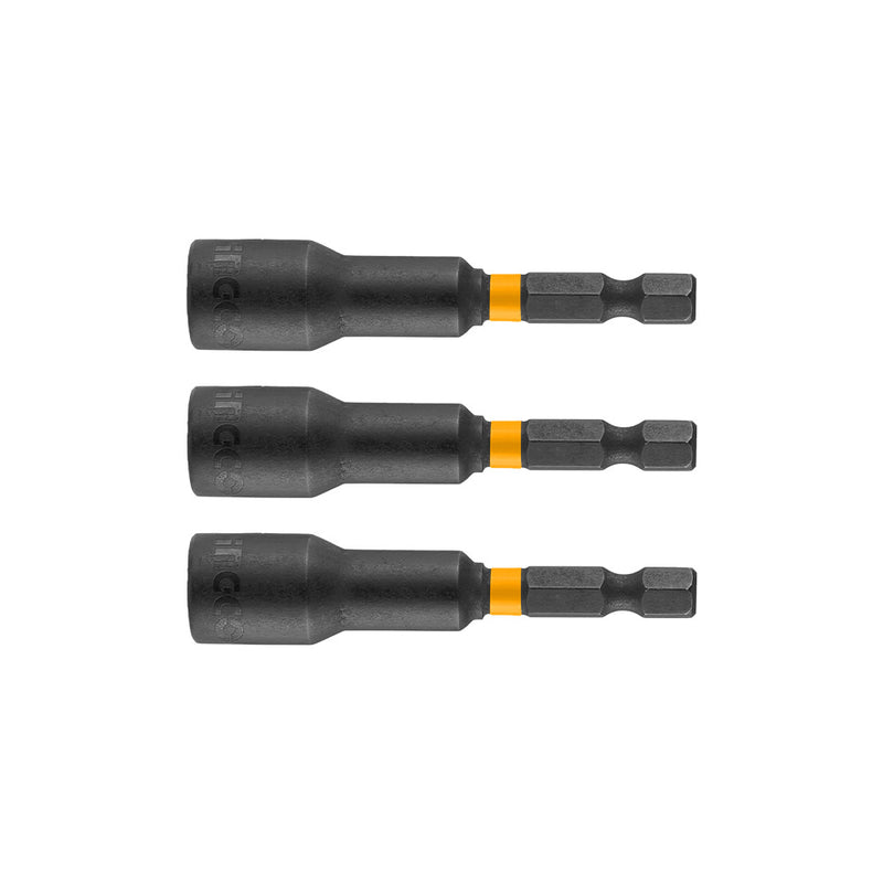 Conjunto de 3 chaves de fendas com cabeça magnética INGCO (AMN0831) de 8 mm