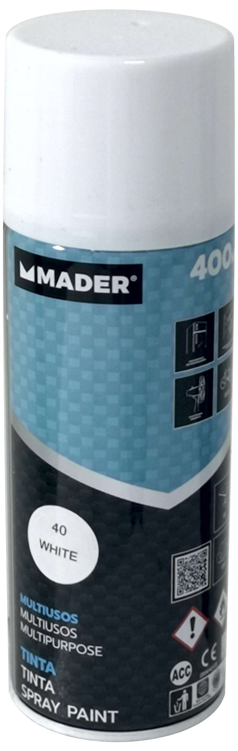 Tinta Spray Multiusos, White, Ref. 40, 400ml