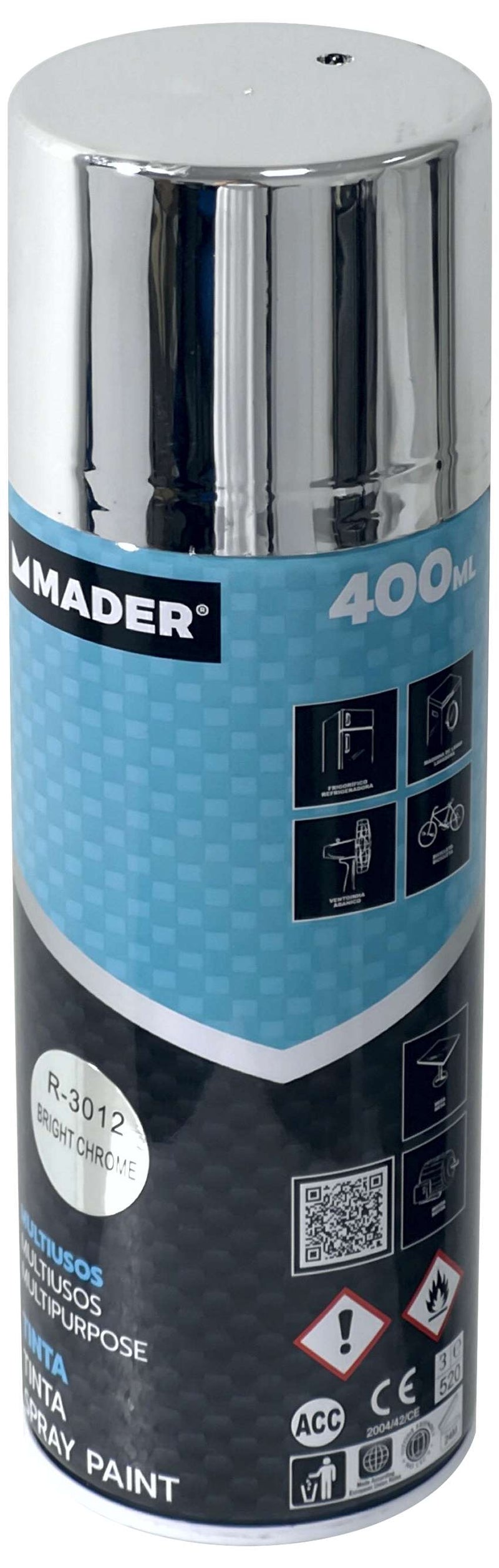 Tinta Spray Multiusos, Cromado, 400ml