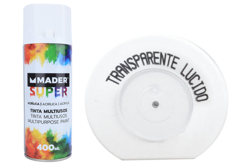 Pintura en aerosol, acrílica, transparente lúcida - MADER®