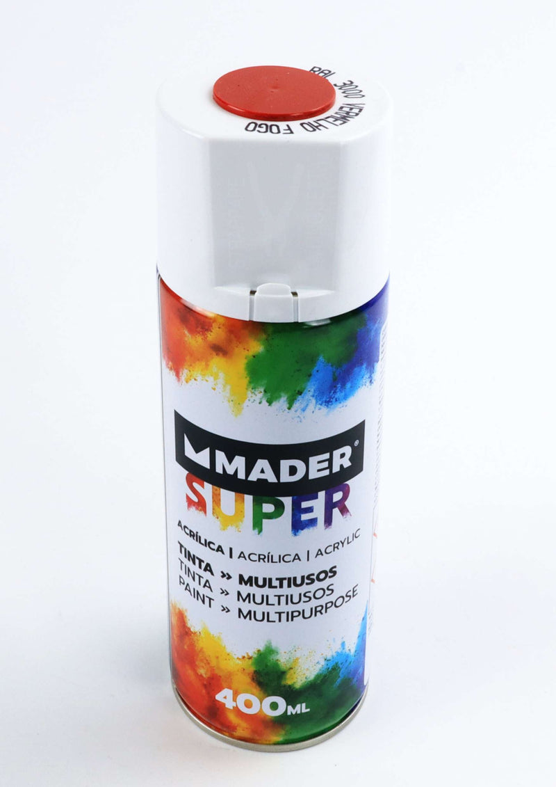 Tinta Spray Acrílico, Ref. 3000, Vermelho Fogo