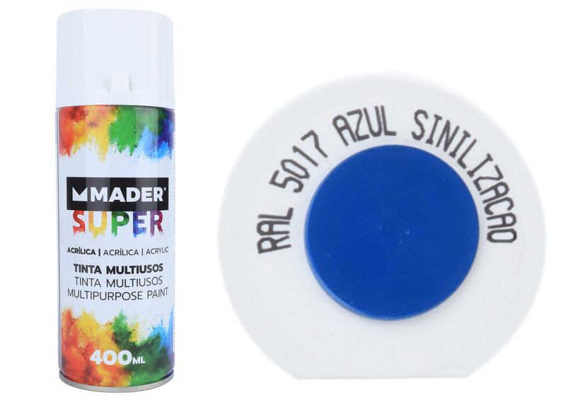 Pintura en Spray, Acrílica, Ref. 5017, Azul Sinalización - MADER®