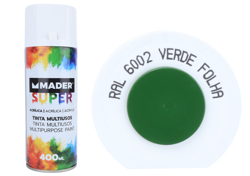 Tinta Spray Acrílico, Ref. 6002, Verde Folha