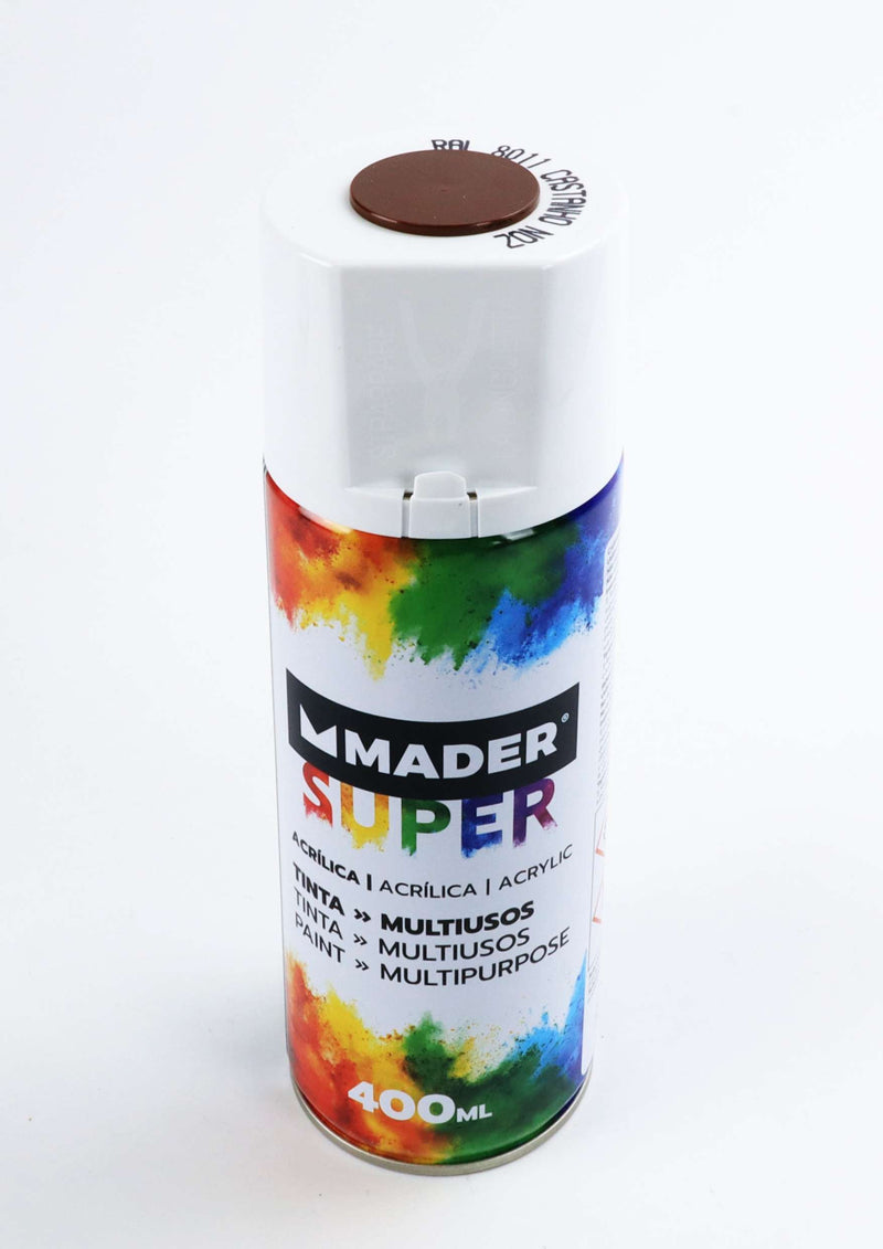 Pintura en aerosol, acrílica, Ref. 8011, Castanho Noz - MADER®