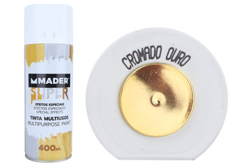 Spray Paint, Special Effects, Chromed, Ouro - MADER®