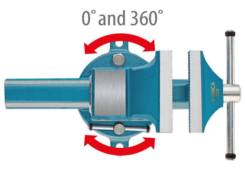 Base Giratória para Torno de Bancada Kanca FORTISSIMO