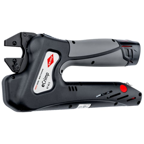 Alicate de cravação eletromecânica Knipex (97 43 E UK) eCrimp para matrizes de cravação intercambiáveis