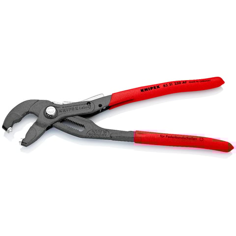 Knipex (85 51 250 AF) Spring Hose Clamp Pliers With retainer