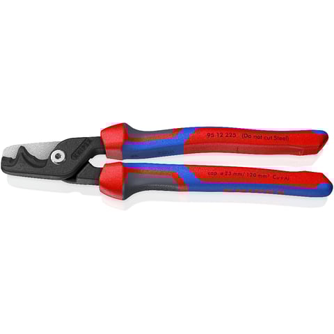Knipex (95 12 225) StepCut XL Cable shears with step cut