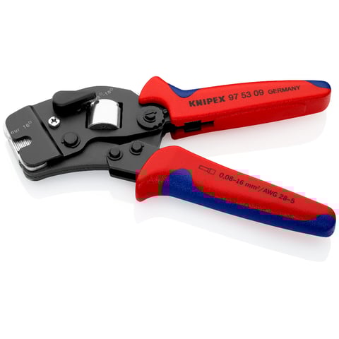 Knipex (97 53 09) Self-Adjusting Crimping Pliers for wire ferrules With front loading