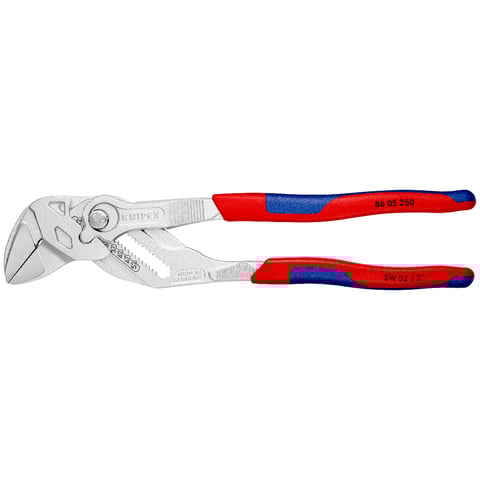 Alicate e chave Knipex (86 05 250) numa única ferramenta