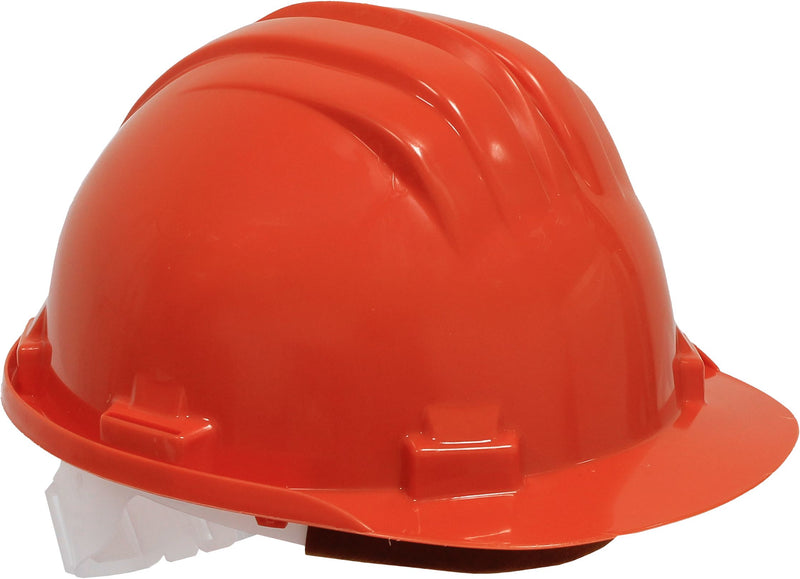 Capacete Proteção Plástico, Laranja