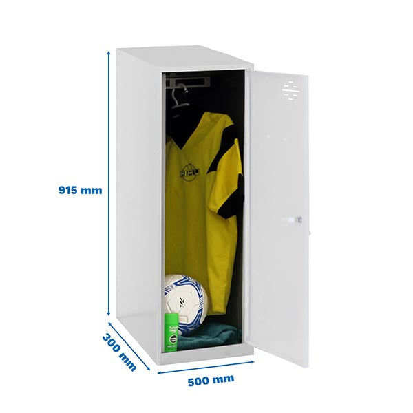 Taquilla Simonlocker Mon. Individual Mini 915x300x500mm Gr/Bc - (915x300x500)